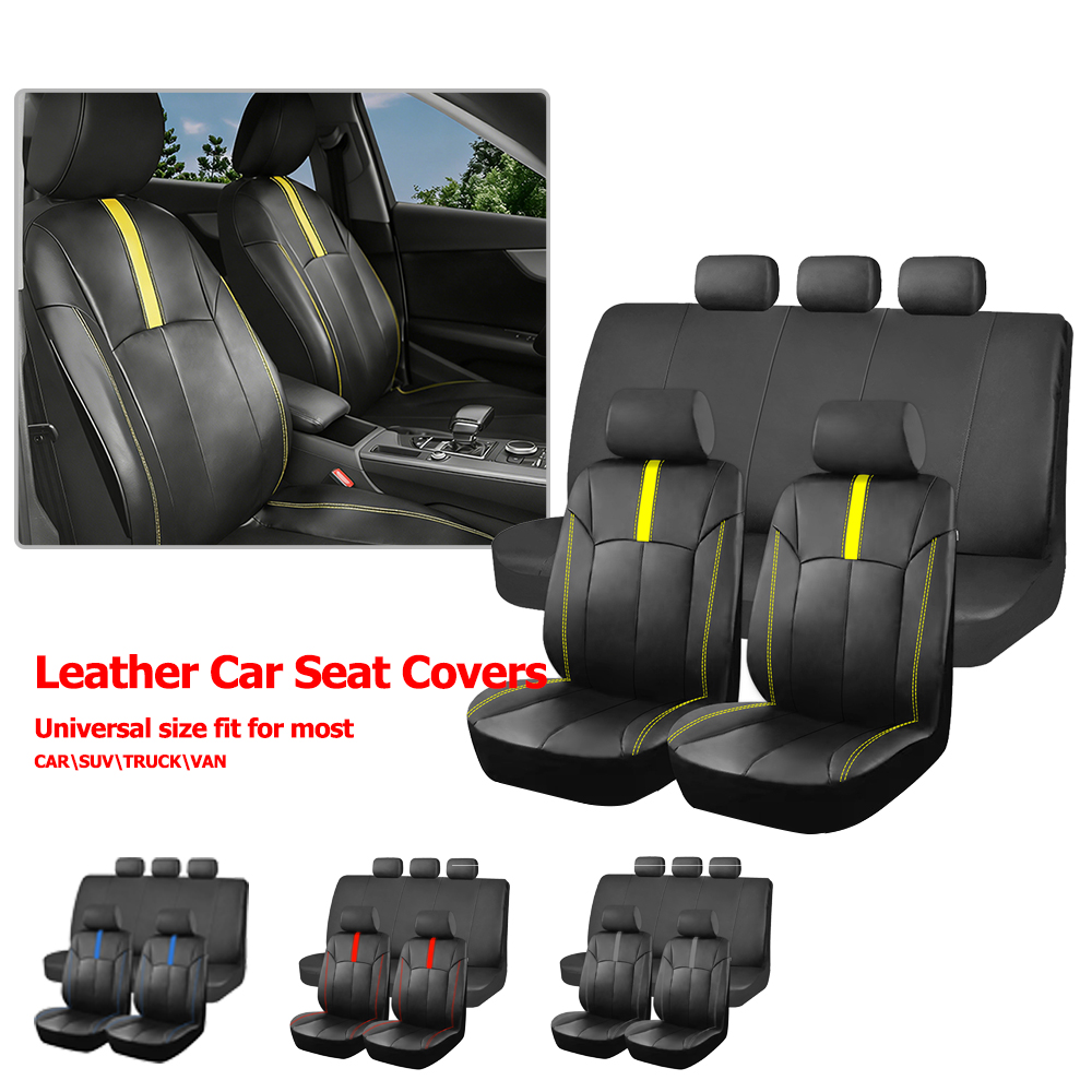 Interior Design Concept - Universal PU Leather Car Seat Covers