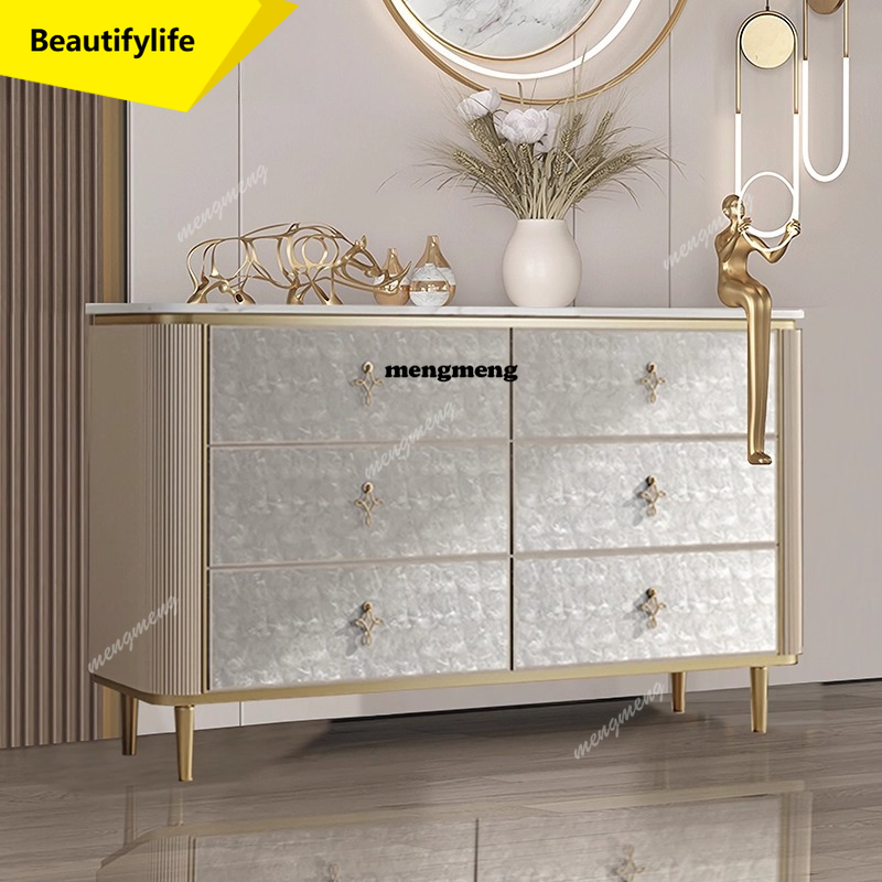 Interior Design Luxury Living Room - A48 Nordic luxury living room cabinet