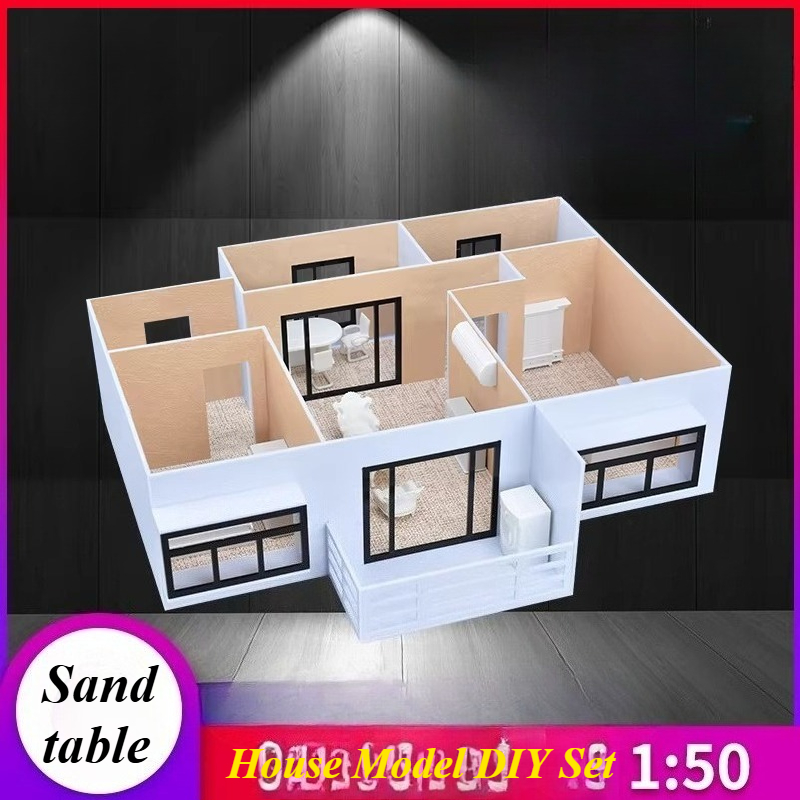 Interior Design Build - 1:50 Scale Sand Table Diorama Interior