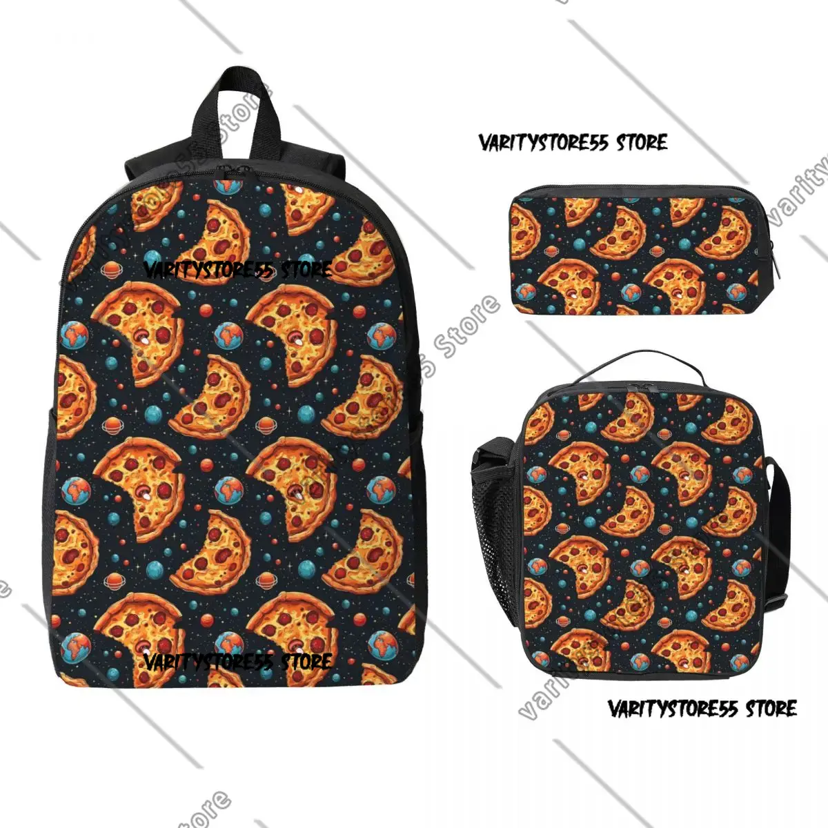 Interior Design Whimsical - Pizza in Space Cosmic Foodie Design