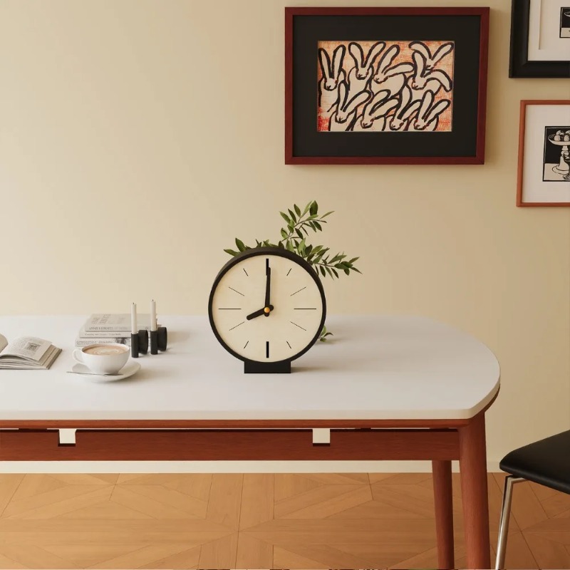 Interior Design Luxury Living Room - Modern Creative Clock Wall Hanging Living