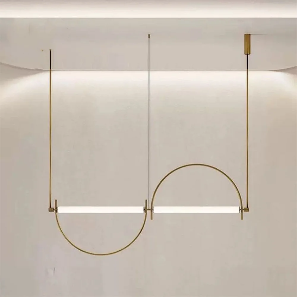 Interior Design Hall - Modern Minimalist Design Suspended LED Pendant