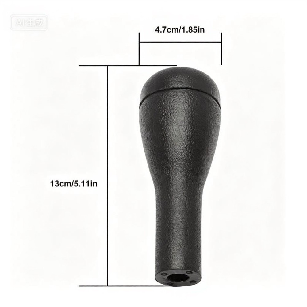 Interior Design Build - Black Gear Knob Robust Plastic Build