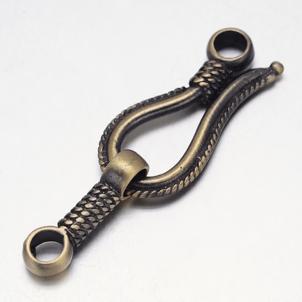 Antique Brass Hook - Rack Plating Brass Hook and S-Hook