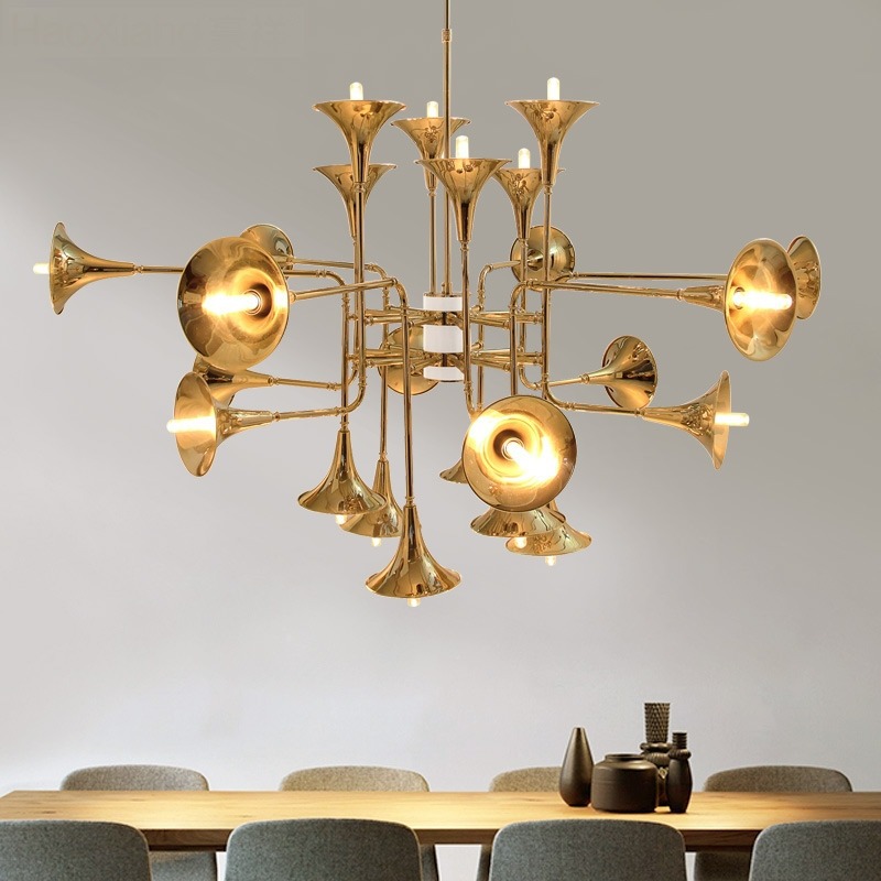 Interior Design Hall - Nordic Trumpet Pendant Lamp for Kitchen