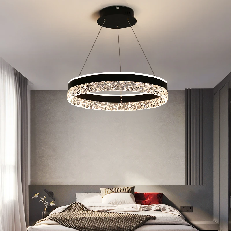 Interior Design Luxury Living Room - Modern Luxury Crystal LED Pendant Light