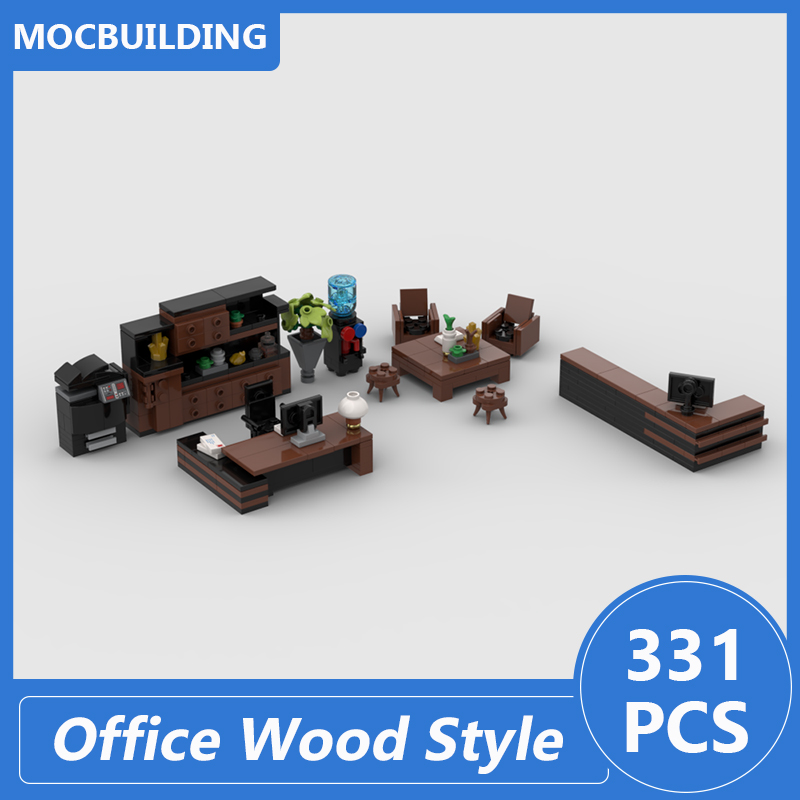 Interior Design Build - Office Wood Style Interior Design Moc