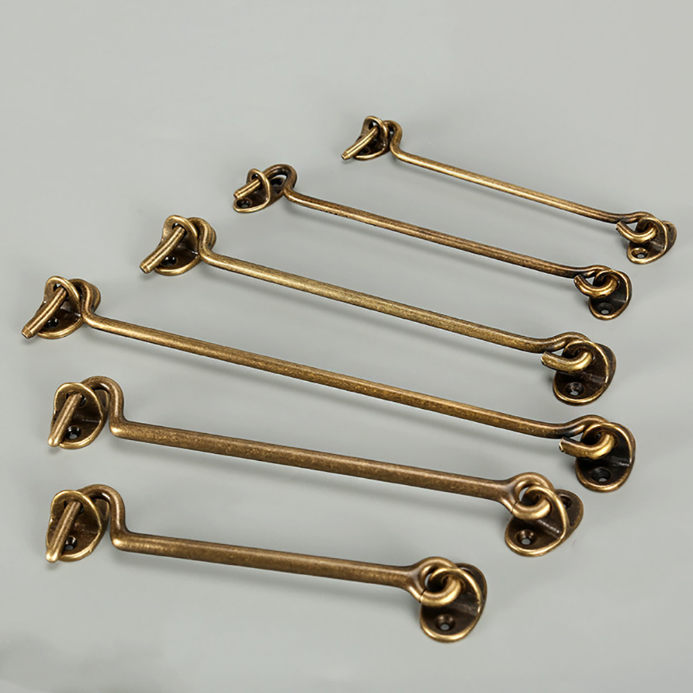 Antique Brass Hook - Brass Antique Window Hook Eye Lock/Screw
