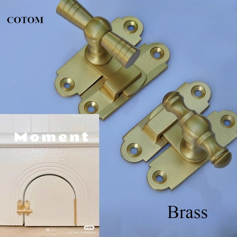 Antique Brass Cat Door Latch V - Antique Brass Hook ulasan dan harga