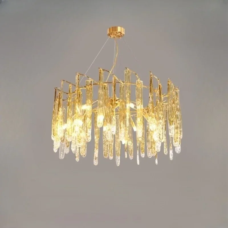 Nordic Luxury Colorful Crystal - Interior Design Luxury Living Room ulasan dan harga