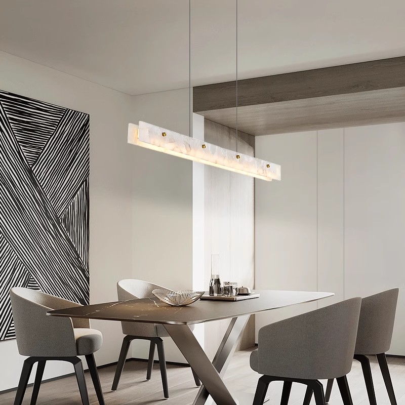 Postmodern Marble Long Pendant - Interior Design Hall ulasan dan harga