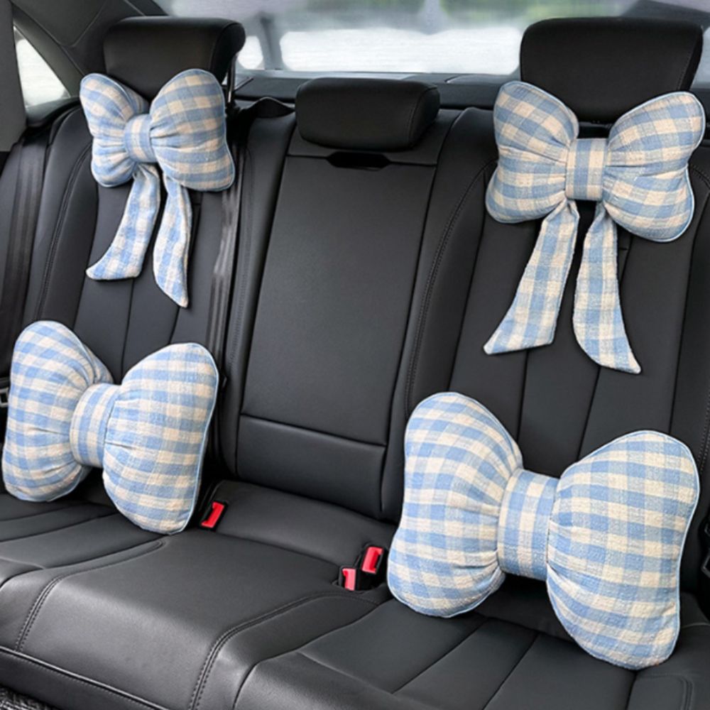 Pink Color Bowknot Pillows Pla - Interior Design Grid ulasan dan harga