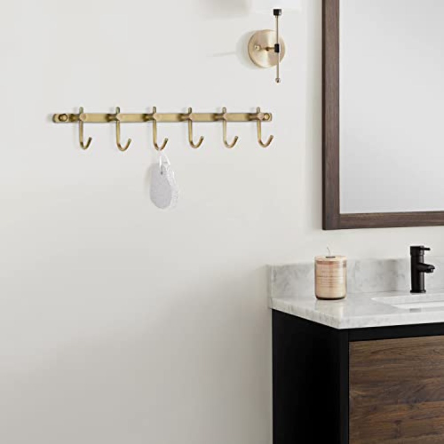 Brass Hook Rack, Bathroom Towe - Antique Brass Hook ulasan dan harga