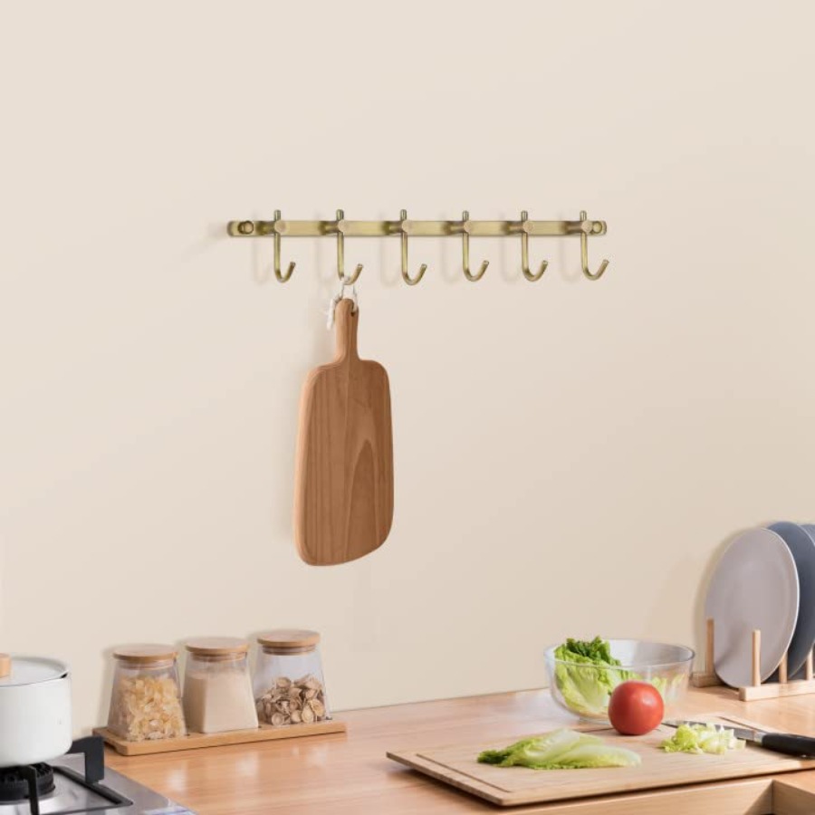Brass Hook Rack, Bathroom Towe - Antique Brass Hook ulasan dan harga