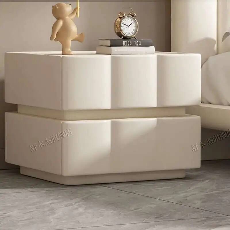 White Cabinet Storage Nightsta - Interior Design White And Wood ulasan dan harga
