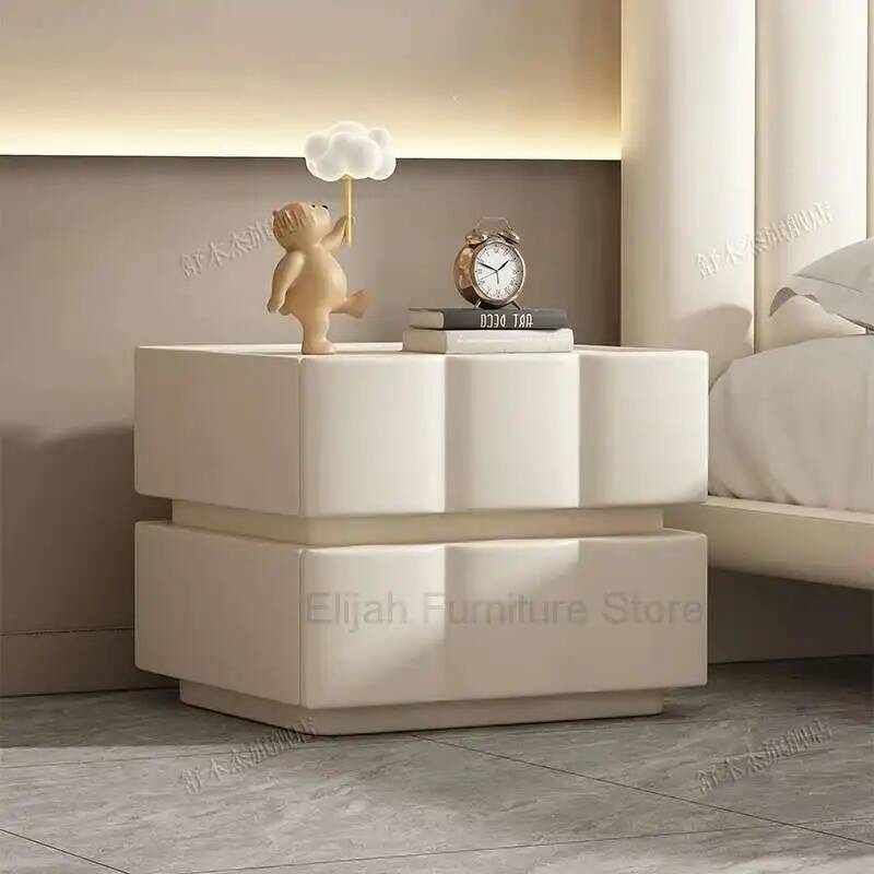White Cabinet Storage Nightsta - Interior Design White And Wood ulasan dan harga