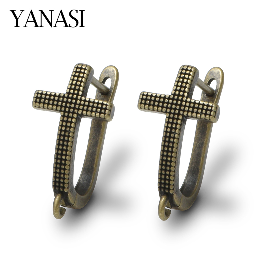 1 Pair NEW Cross Antique Bronz - Antique Brass Hook ulasan dan harga
