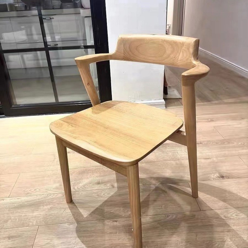 Wooden Dining Chair Nordic Liv - Interior Design Luxury Living Room ulasan dan harga