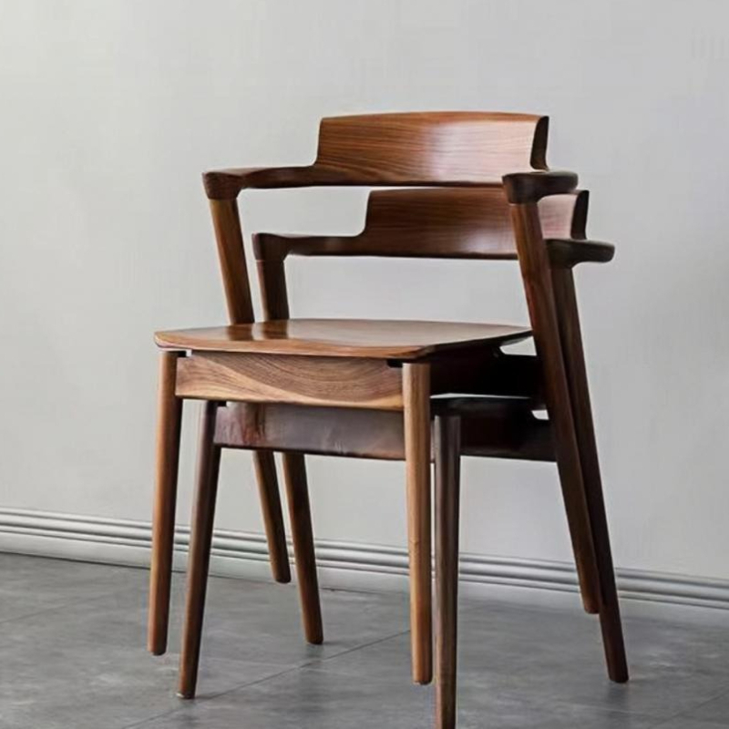 Wooden Dining Chair Nordic Liv - Interior Design Luxury Living Room ulasan dan harga