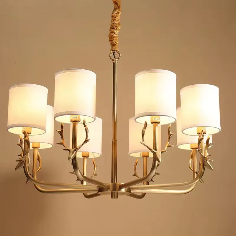Copper Chandelier for Living R - Interior Design Hall ulasan dan harga