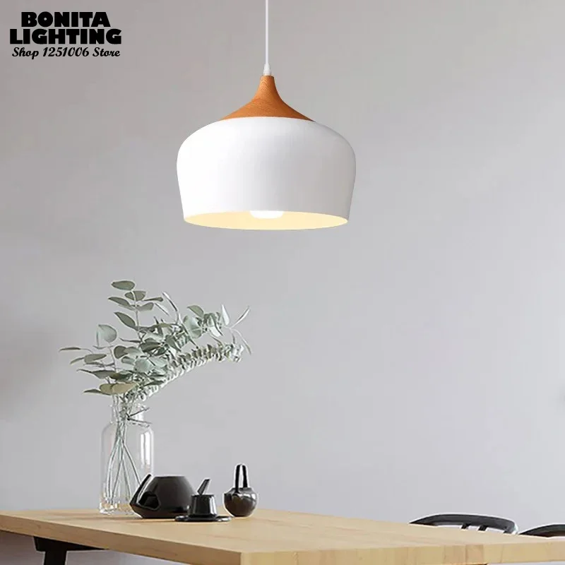 Nordic Aluminum Big Lampshade  - Interior Design White And Wood ulasan dan harga