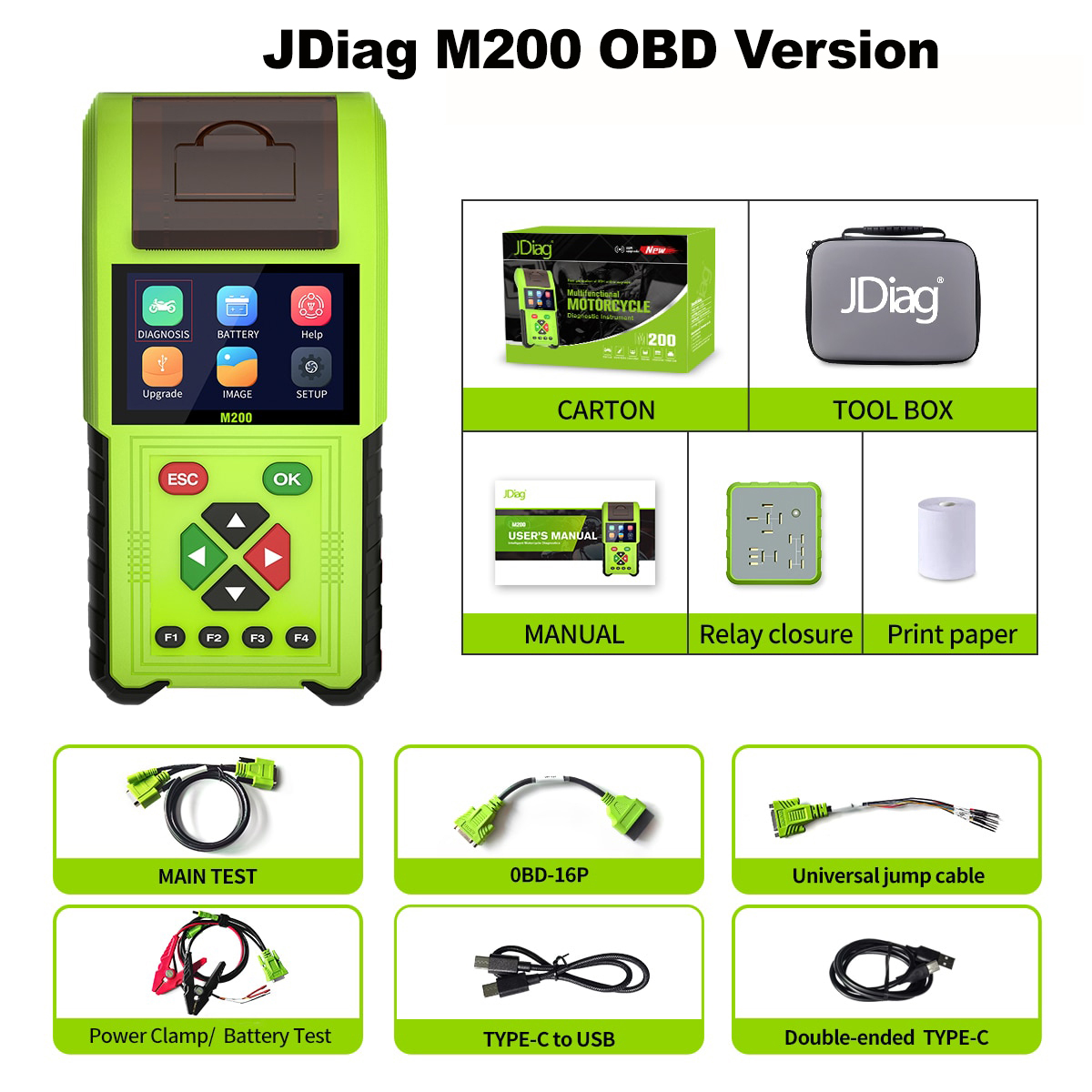 JDiag M200 Motorcycle Diagnost - Interior Design Software ulasan dan harga