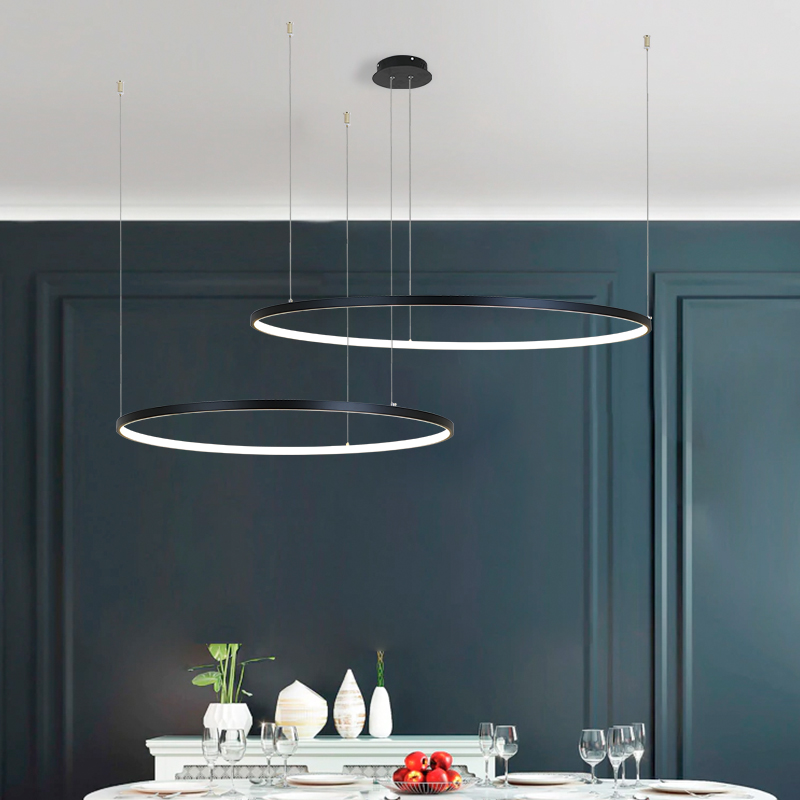 Nordic Modern Led Chandelier D - Interior Design Hall ulasan dan harga