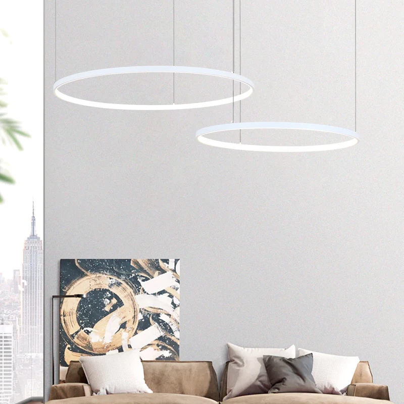 Nordic Modern Led Chandelier D - Interior Design Hall ulasan dan harga