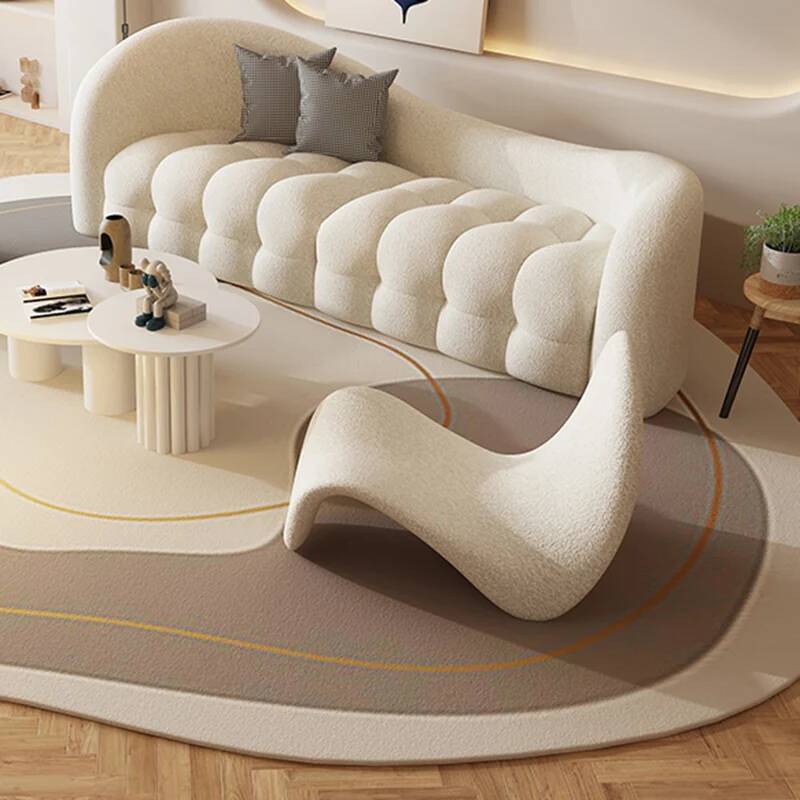 Cream White Living Room Sofas  - Interior Design White And Wood ulasan dan harga