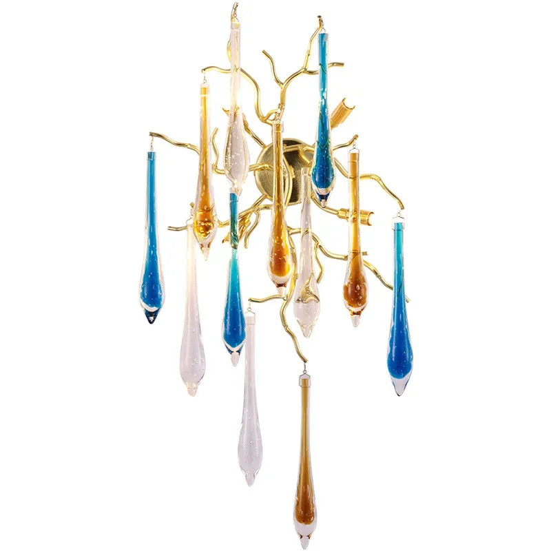 Nordic Luxury Colorful Crystal - Interior Design Luxury Living Room ulasan dan harga