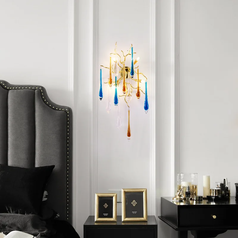 Nordic Luxury Colorful Crystal - Interior Design Luxury Living Room ulasan dan harga