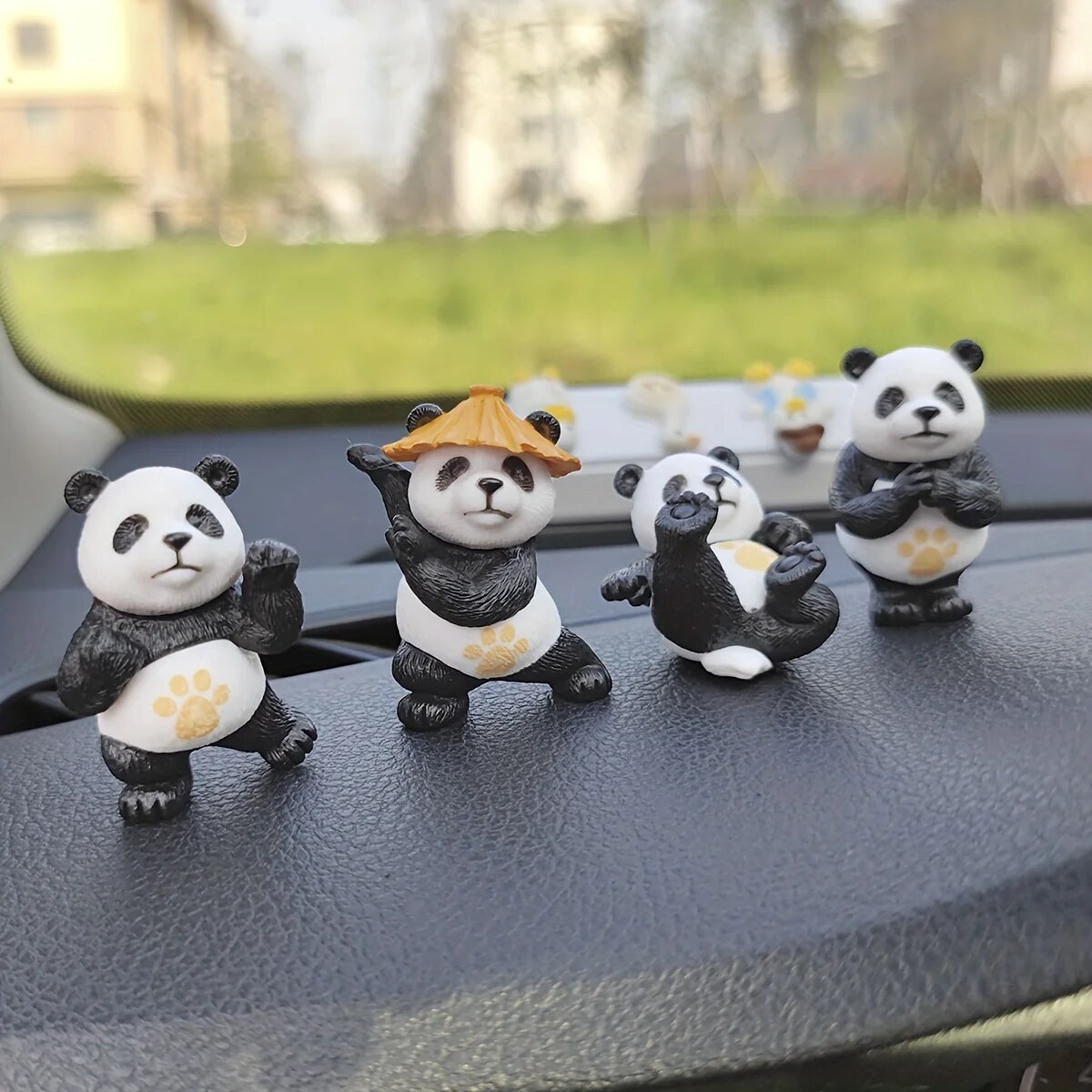 4pcs/set Panda Design Car Orna - Interior Design Concept ulasan dan harga