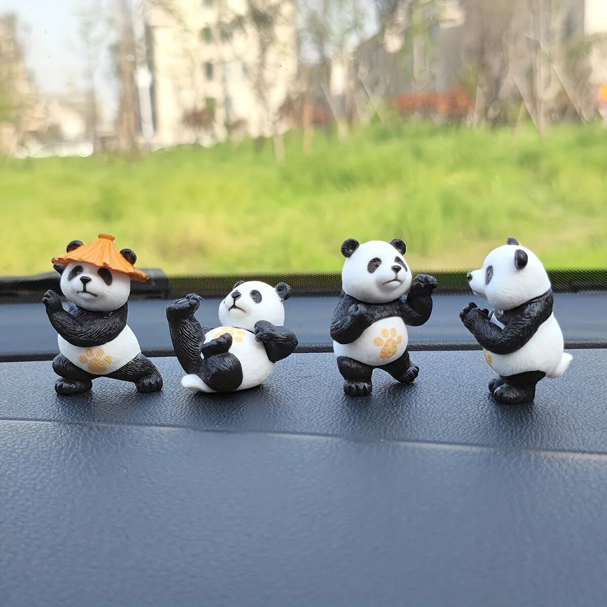 4pcs/set Panda Design Car Orna - Interior Design Concept ulasan dan harga