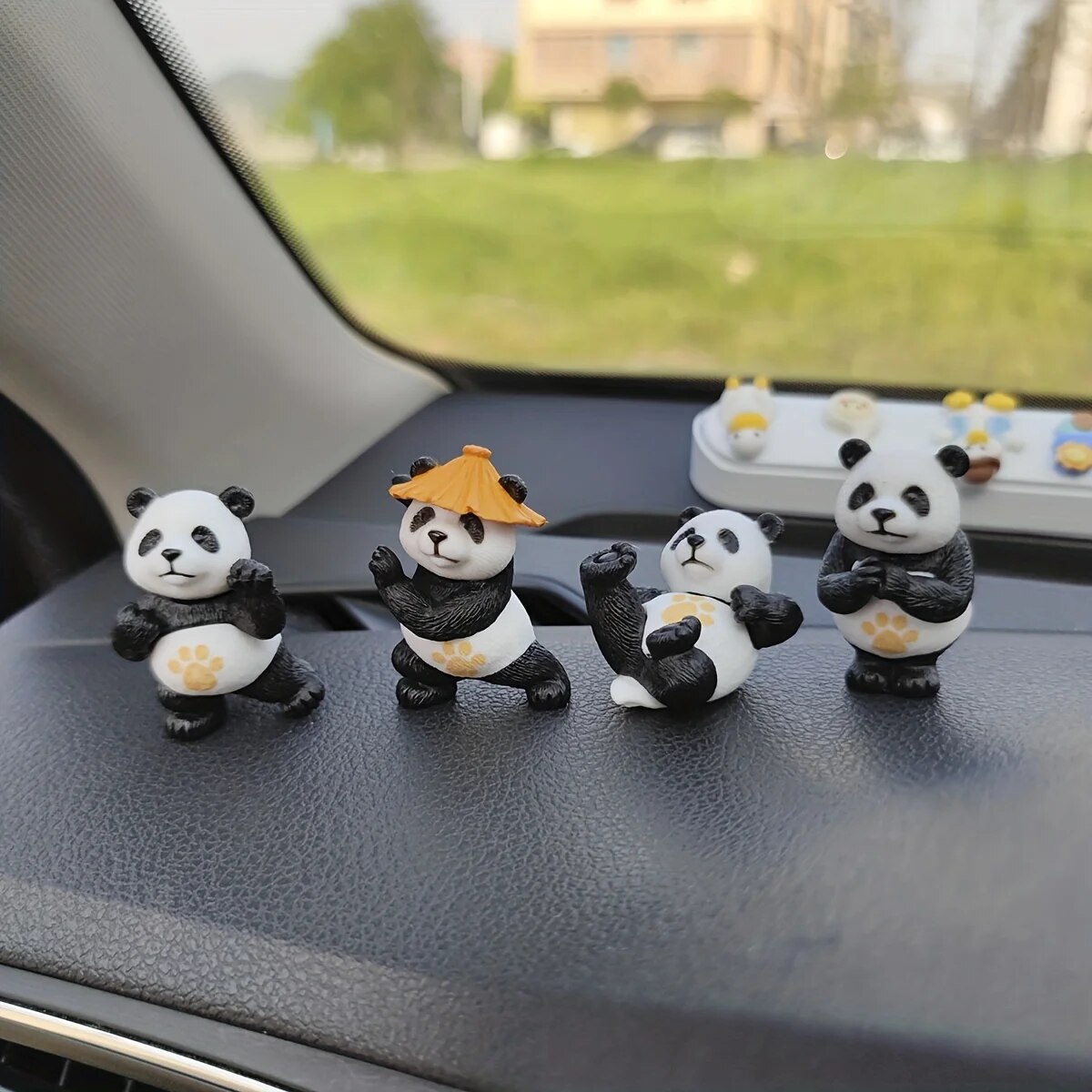4pcs/set Panda Design Car Orna - Interior Design Concept ulasan dan harga