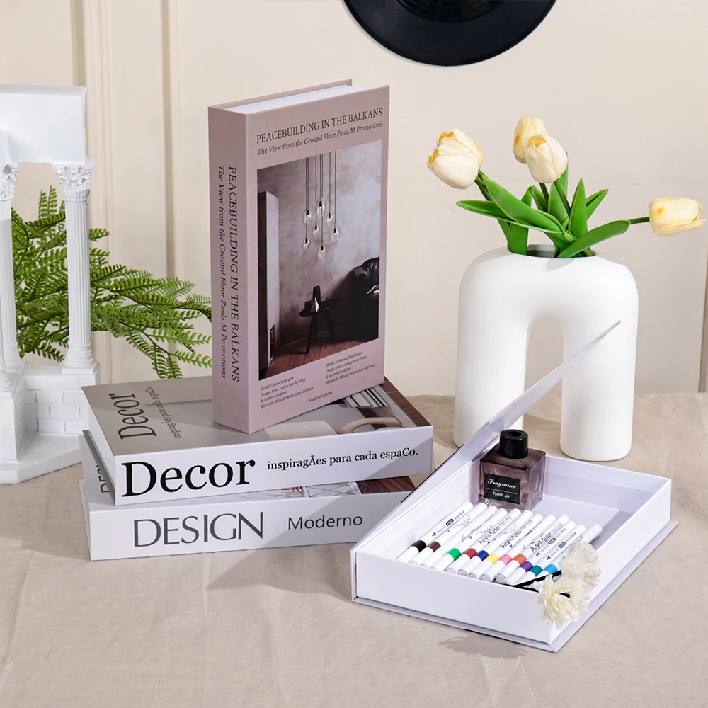 Minimalism Fake Books Decor Lu - Interior Design Luxury Living Room ulasan dan harga