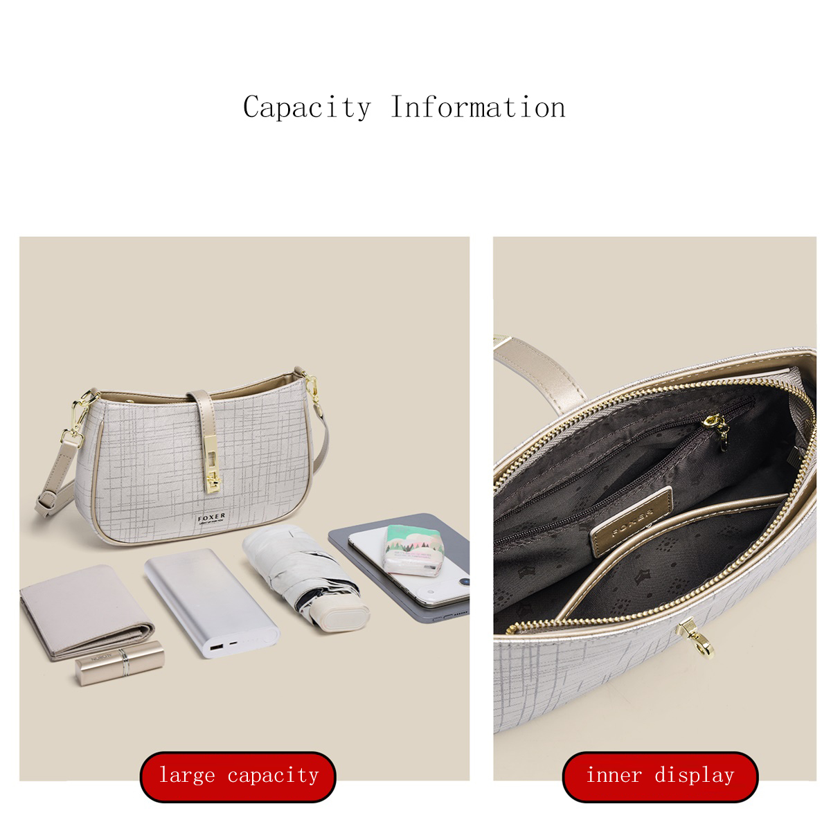 FOXER Split Leather Women Shou - Interior Design Grid ulasan dan harga