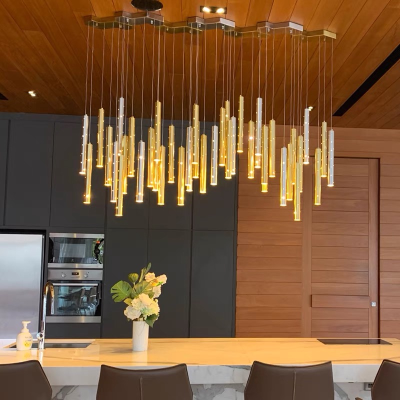 Modern LED Ceiling Chandelier  - Interior Design Hall ulasan dan harga