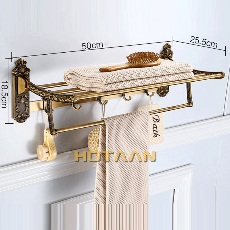 Aluminum Foldable Antique Bras - Antique Brass Hook ulasan dan harga