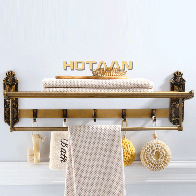 Aluminum Foldable Antique Bras - Antique Brass Hook ulasan dan harga