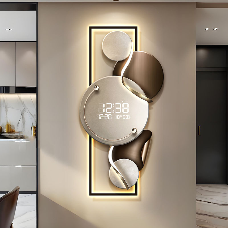 Xenomorph Luminous Wall Clocks - Interior Design Luxury Living Room ulasan dan harga