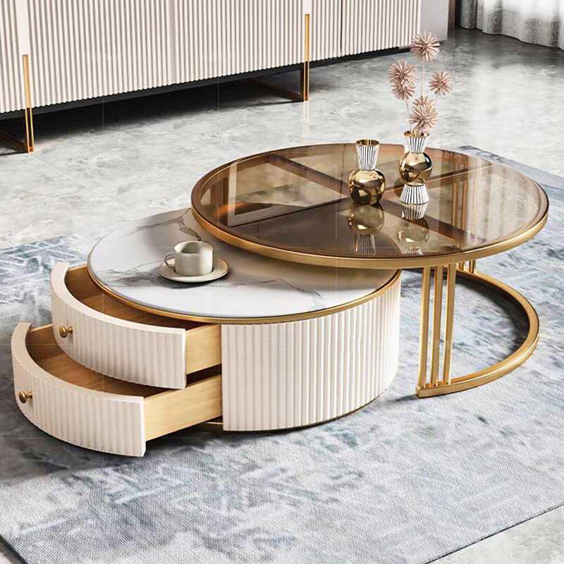 Modern Luxury Marble Wooden Co - Interior Design Luxury Living Room ulasan dan harga