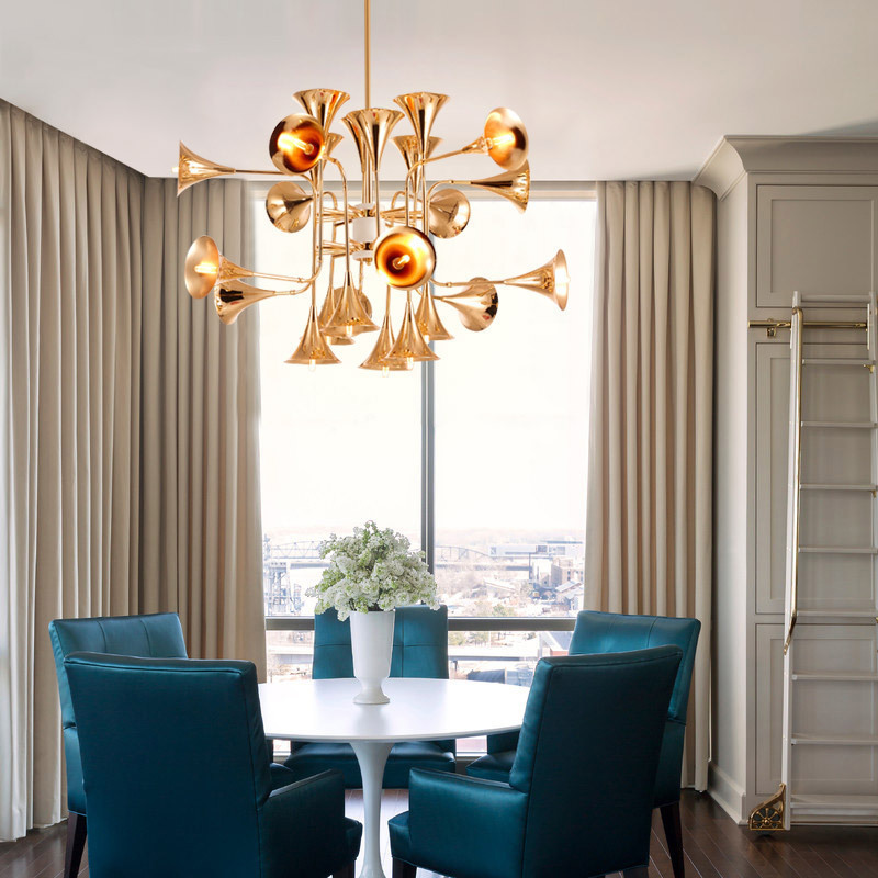 Nordic Trumpet Pendant Lamp fo - Interior Design Hall ulasan dan harga