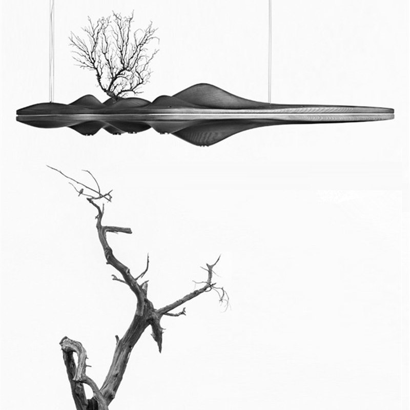 Wabi Sabi Wood Sculptural Moun - Interior Design Hall ulasan dan harga