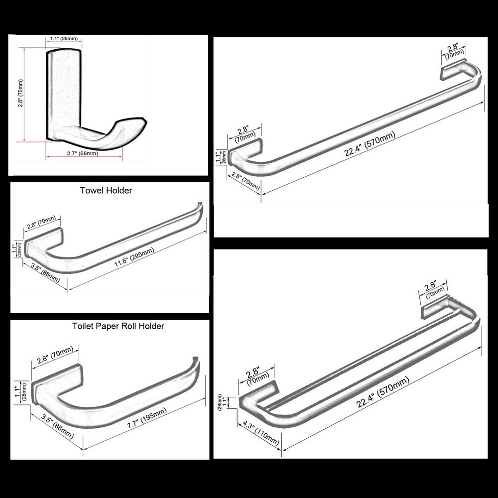 Antique Brass Square Bathroom  - Antique Brass Hook ulasan dan harga