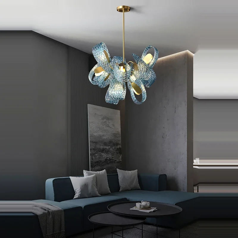 Modern Luxury Sculptural Glass - Interior Design Luxury Living Room ulasan dan harga